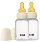 Набор из 2-х пластиковых бутылочек антиколиковых BIBS Ivory с латексной соской 0+ месяца, 2x150 мл foto
