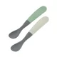 Set lingurite silicon Beaba Bicolor Mineral, 2 buc. foto