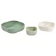 Set boluri din silicon Beaba Sage Green, 3 buc. foto