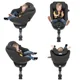 Scaun auto rotativ 360 Graco Turn2Me Navy, 0-18 kg foto