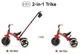 Tricicleta Qplay Elite Pro Red foto