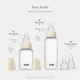 Set BIBS Grow & Flow Ivory (2 biberoane cu tetine din silicon - flux incet, mediu si rapid) foto