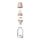Biberon din sticla anticolici BIBS Blush cu tetina din silicon 0+ luni, 120 ml foto