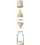 Biberon din sticla anticolici BIBS Blush cu tetina din latex 0+ luni, 120 ml foto