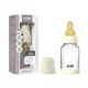 Biberon din sticla anticolici BIBS Boheme Ivory cu tetina din latex 0+ luni, 120 ml foto