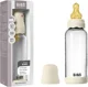 Стеклянная антиколиковая бутылочка BIBS Boheme Ivory с латексной соской 3+ месяца, 240 мл foto