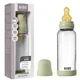 Biberon din sticla anticolici BIBS Sage cu tetina din latex 3+ luni, 240 ml foto