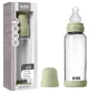 Biberon din sticla anticolici BIBS Sage cu tetina din silicon 3+ luni, 240 ml foto