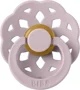 Suzeta rotunda din latex BIBS Boheme Dusky Lilac (0-6 luni) - Ambalaj premium foto
