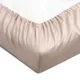 Cearsaf Perina cu elastic Bej, 160x80 cm foto