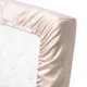 Cearsaf Perina cu elastic Bej, 160x80 cm foto