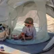 Cort Anti-UV 3 in 1 Babymoov Moov & Protect Green Lagoon, 50+ UPF foto