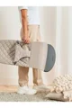 Кресло-шезлонг BabyBjorn Bliss Woven C-Quilt, Sand grey foto