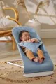Кресло-шезлонг BabyBjorn Bliss Woven Petal Quilt Blue foto