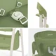 Стульчик для кормления 3 в 1 BabyGo Levels Khaki foto
