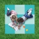 Covoras din spuma bicolor Ludi XXL foto