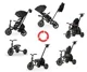 Tricicleta Qplay Comfo Max Black foto