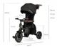 Tricicleta Qplay Comfo Max Black foto