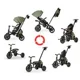 Трёхколёсный велосипед Qplay Comfo Max Olive Green foto