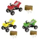 Set de joaca HTI ATV cu animale de ferma, in as. foto
