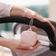 Cutie din silicon pentru suzeta BabyOno Roz foto