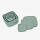 Набор силиконовых контейнеров KikkaBoo Platinum Snack Box Sage, 3 шт. foto