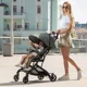 Carucior de plimbare KikkaBoo Miley Dark Grey foto
