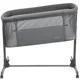 Кроватка co‑sleeper KikkaBoo Noah Dark Grey foto