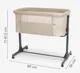 Кроватка co‑sleeper KikkaBoo Noah Dark Grey foto