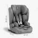 Автокресло KikkaBoo i-Cross Light Grey i-Size, 76-150 см foto