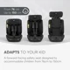 Автокресло KikkaBoo i-Flit Black i-Size, 76-150 см foto