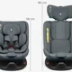 Автокресло KikkaBoo i-Van Black i-Size, 40-150 см foto