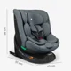 Автокресло KikkaBoo i-Van Black i-Size, 40-150 см foto