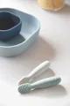 Set linguri silicon Beaba Sage Green/Velvet Grey, 2 buc. foto