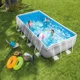 Piscina Prism frame rectangular Intex, 488x244x107cm, 10874L, cadru metalic foto