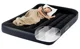 Надувной матрас Intex Pillow Rest Classic с подголовником и насосом 220-240V, 137×191×25 см foto