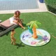 Piscina cu jeturi de apa Intex Palm Tree, 173x104 cm, 166 l foto