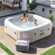 Jacuzzi SPA gonflabil Intex Chevron Deluxe, 193x71 cm, 1098 l, 6 persoane foto