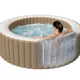Jacuzzi SPA gonflabil Intex Sahara Tan Round Bubble Spa, 236х71 cm, 1339 l, 8 persoane foto