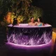 Jacuzzi SPA gonflabil Intex Glow Deluxe, 196х71 cm, 795 l, 4 persoane foto