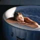 Jacuzzi SPA gonflabil Intex PureSpa Bubble Blue, 180х66 cm, 677 l, 4 persoane foto