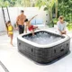 Надувной SPA-джакузи Intex Greystone Deluxe, 211x211x71 см, 795 л, на 4 человека foto