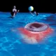 Lampa LED plutitoare Intex pentru piscina cu alimentare solara, culori interschimbabile foto
