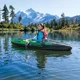 Надувной каяк Intex Explorer K1 с вёслами и насосом, 274x76x33 см, до 100 кг foto