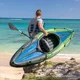 Надувной каяк Intex Explorer K1 с вёслами и насосом, 274x76x33 см, до 100 кг foto
