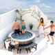 Надувной SPA-джакузи Intex Greywood Deluxe, 216х71 см, 1098 л, на 6 человек foto