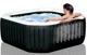 Jacuzzi SPA gonflabil Intex Jet&Bubble Deluxe, 201x71 cm, 795 l, 4 persoane foto