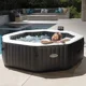 Jacuzzi SPA gonflabil Intex Jet&Bubble Deluxe, 218x71 cm, 1098 l, 6 persoane foto