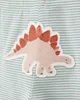 Carter's Set 3 piese Green Stripe Dino - Pantaloni si 2 body foto
