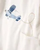 Carter's Set 4 piese Blue Airplane - Pantaloni, bluza, caciulita si sosete foto